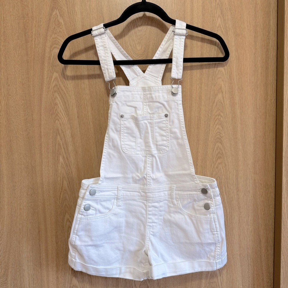 White Overalls/Shorteralls